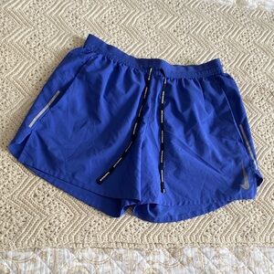 Nike Blue Running Flex Stride Dri-Fit Reflective Lined Athletic Shorts — Men’s M